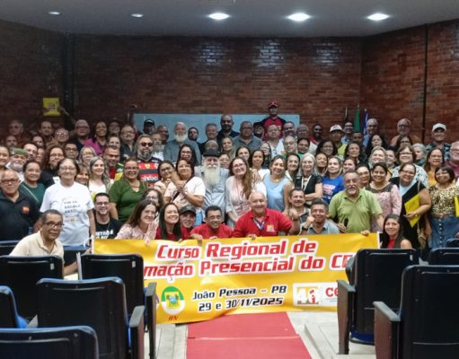 Curso de Formação Sindical na Paraíba, reúne 171 sindicalistas